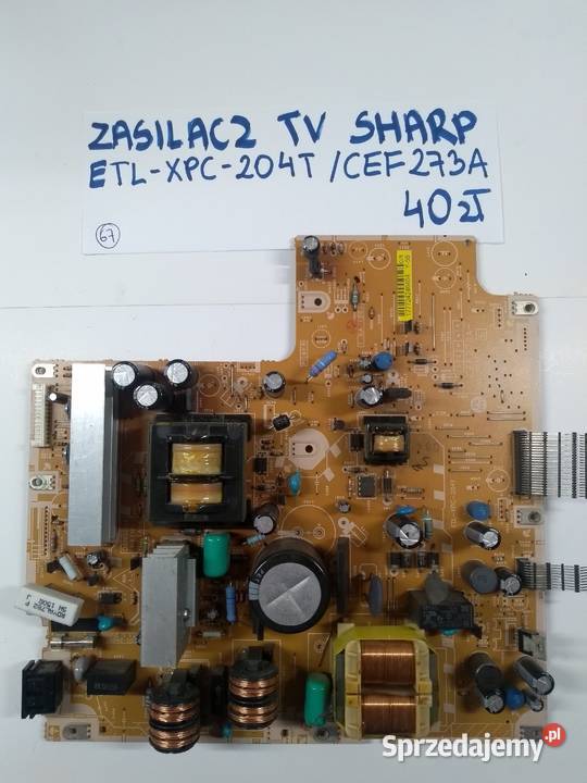 Zasilacz tv Sharp Części i akcesoria Głogoczów sprzedam