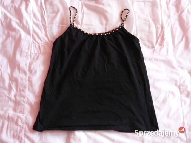 Inextenso czarny top na ramiaczkach XS Rzeszów