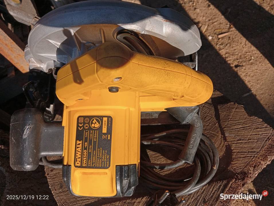 Pilarka tarczowa dewalt dwe560 1350w małopolskie Tarnów