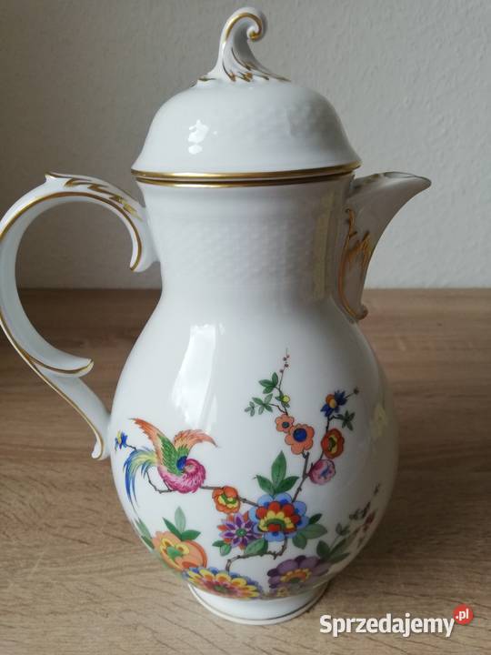 Dzbanek porcelanowy rajski ptak Gorlice