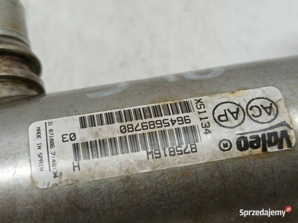 CHŁODNICA SPALIN 9645689780 20 TDCI Ford Galaxy Rok produkcji 2006