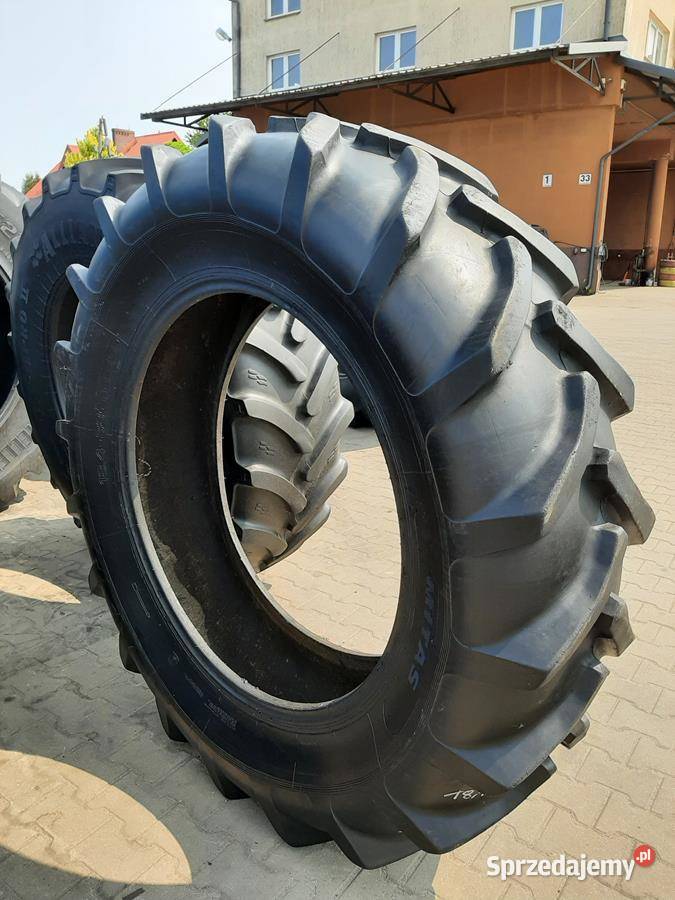 Opona używana rolnicza 18438 184R38 MITAS TD19 podlaskie Zaścianki sprzedam