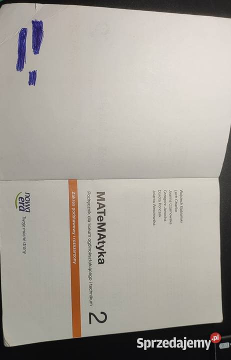 Książka matematyka 2 matematyka, statystyka Książki naukowe i popularnonaukowe dolnośląskie Lubin
