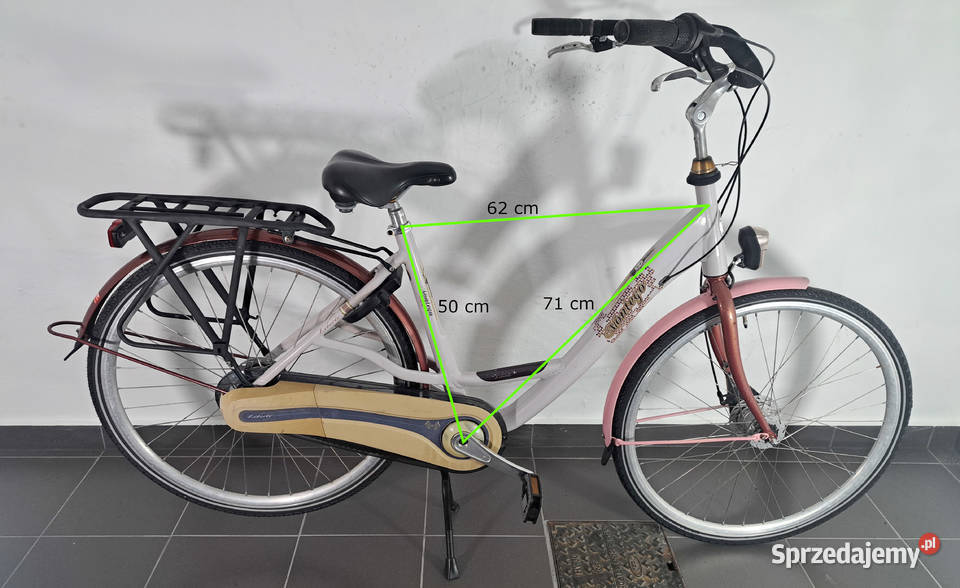 Rower damaka damski aluminiowy miejski do miasta