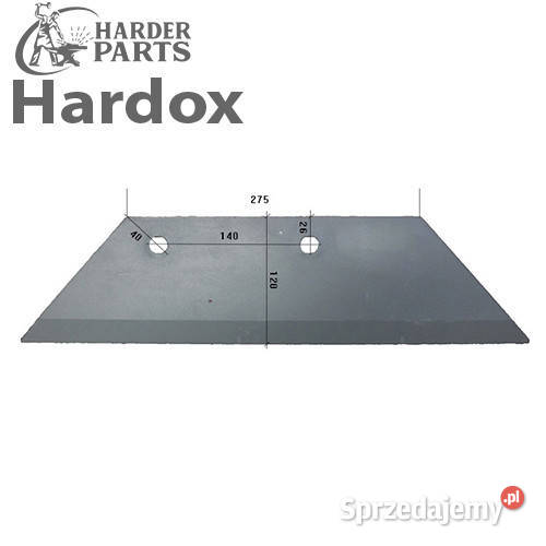 Lemiesz 300hektarów HARDOX 85195L części do Części zamienne Suwałki