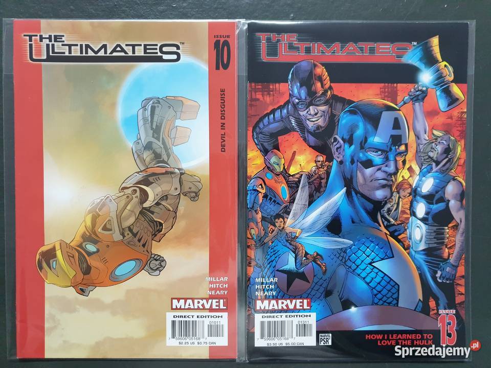 The Ultimates 12 oryginalnych komiksów Marvel pomorskie