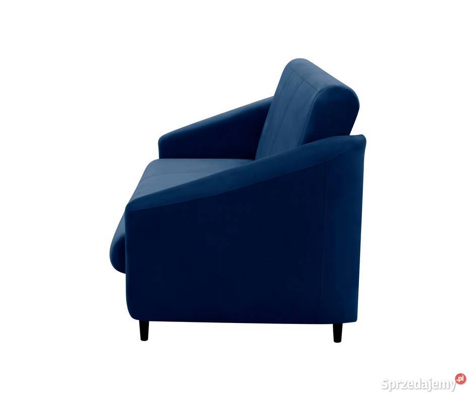 Wersalka Milton welurowa granatowa