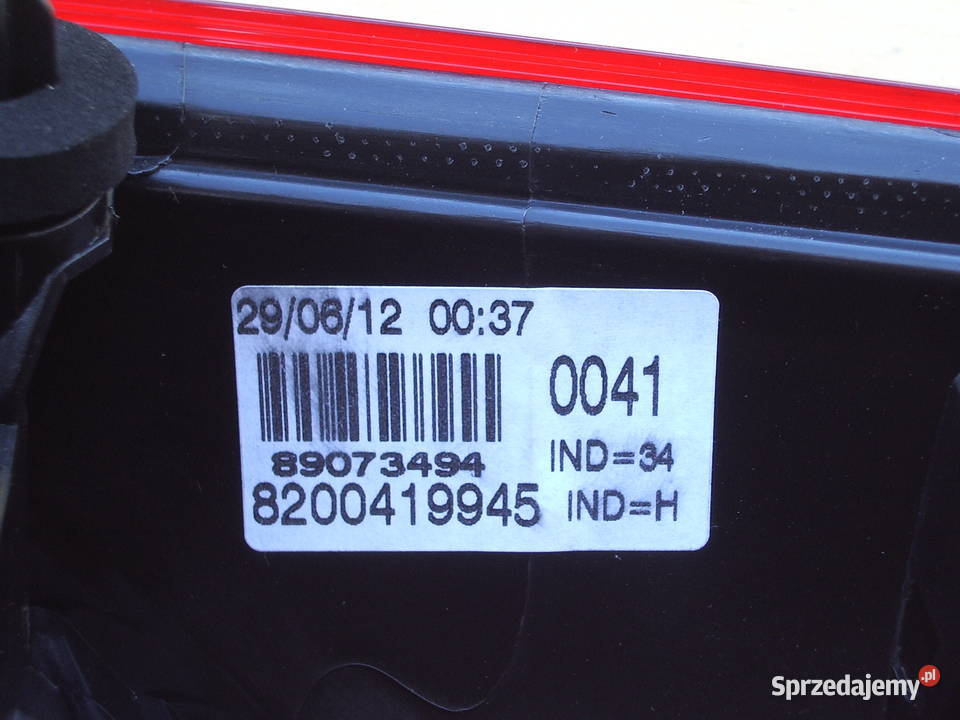 Lampa Prawy Tył Narożnik Renault Kangoo 2 łódzkie Łódź sprzedam