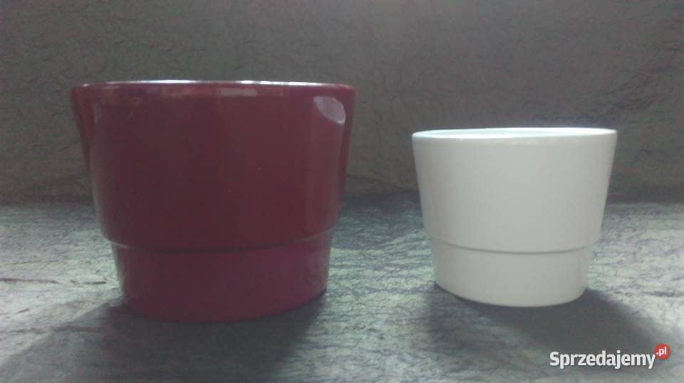 OSŁONKI doniczki Kolor ceramika kpl2 NOWE podlaskie Białystok