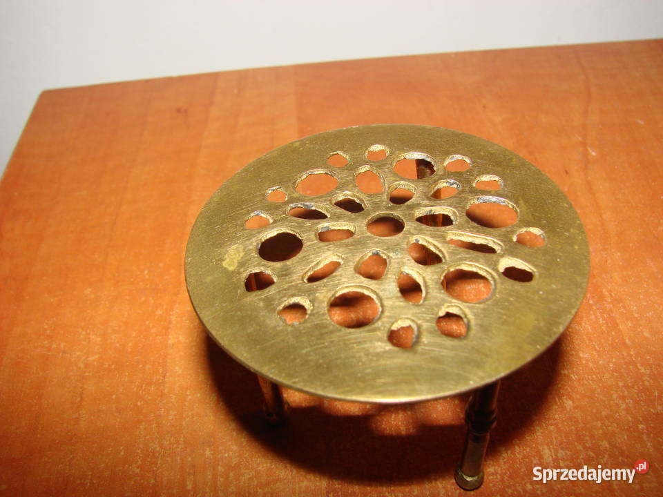 mosiężna ażurowa podstawka Pruszcz Gdański sprzedam