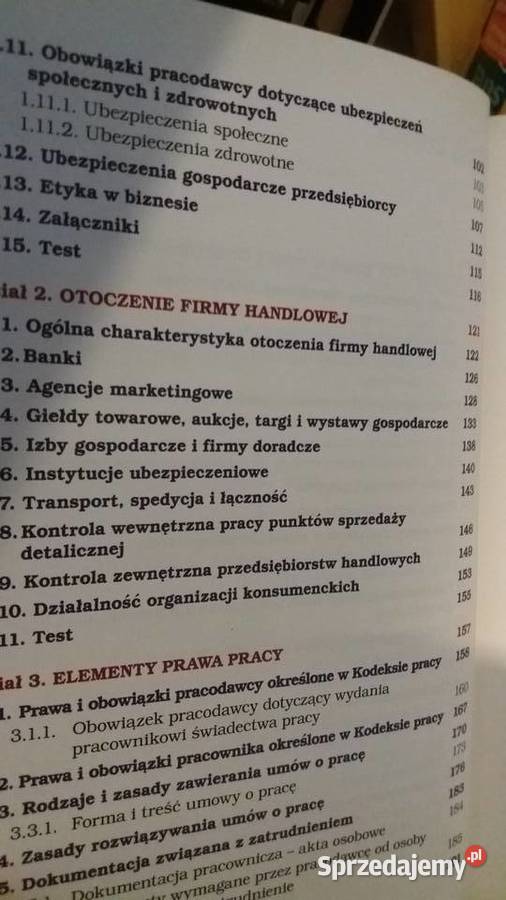 Podstawy działalności handlowej Przydatek REA Warszawa