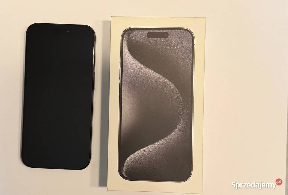 iPhone 15 Pro 128GB Black Titanium Legnica sprzedam