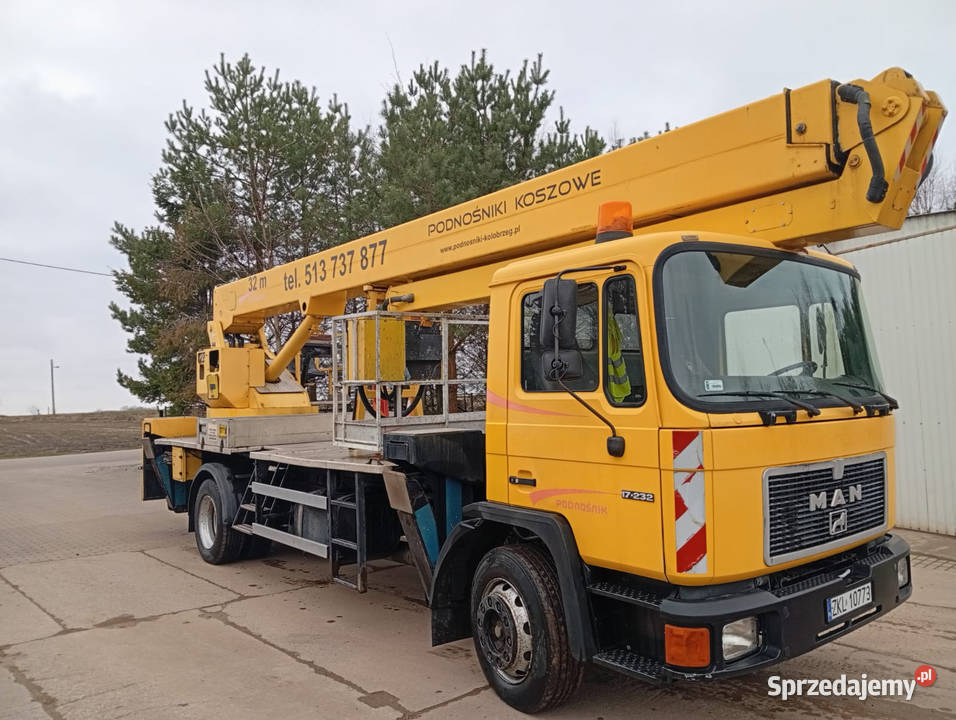 Podnośnik MAN F90 WUMAG WT 320 hydrauliczny zachodniopomorskie Kołobrzeg