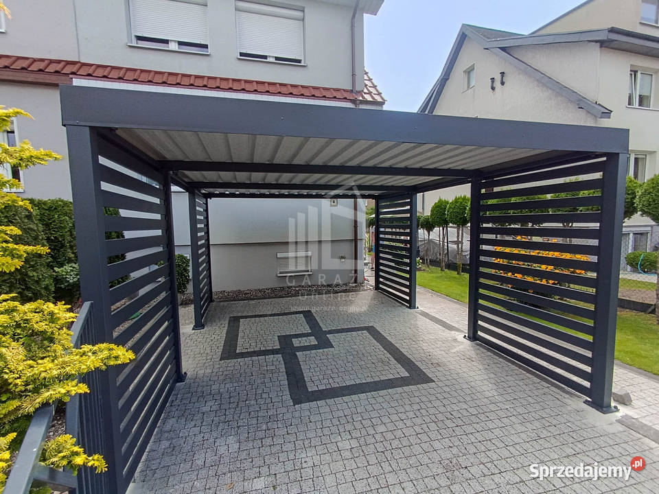 CarPort PREMIUM wiata samochodowa 4x5 antracyt 20m2