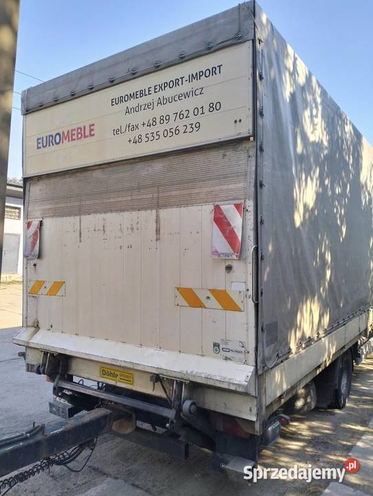 Zestaw MAN 1500KL z windą Przyczepa DMC 24T diesel warmińsko-mazurskie Bartoszyce sprzedam