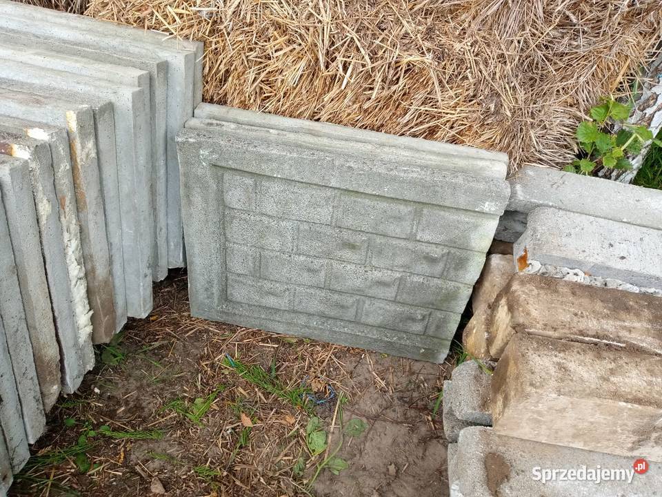 Ogrodzenie betonowe płot przęsła ogrodzeniowe Górno