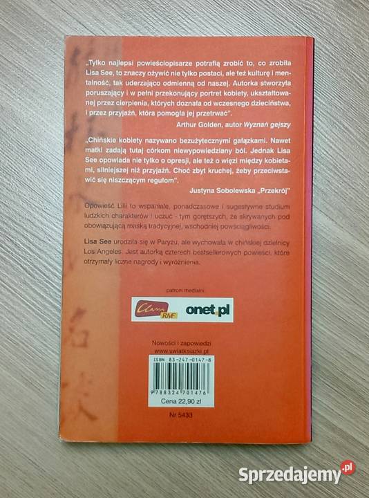 Kwiat Śniegu i sekretny wachlarz Lisa See Kraków