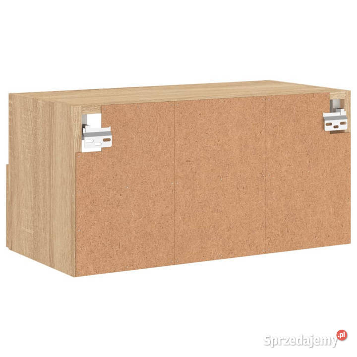 Ścienna szafka TV dąb sonoma 60x30x30 WM836858 mazowieckie Warszawa