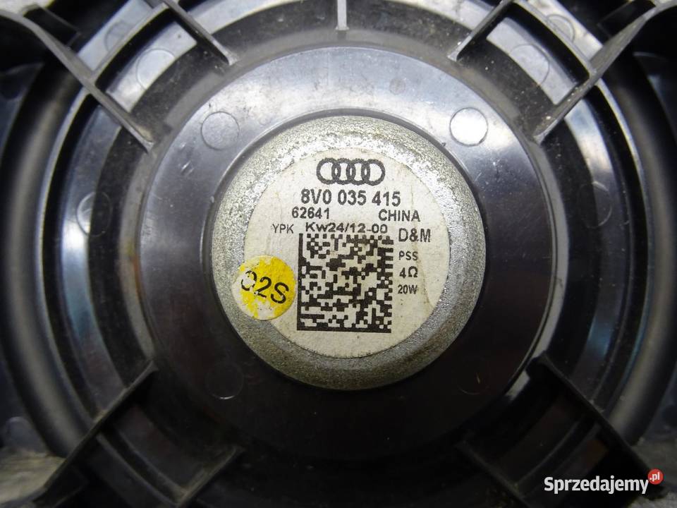 GŁOŚNIK DRZWI PRZÓD PRZEDNI 8V0035415 AUDI A3 8V Motoryzacja