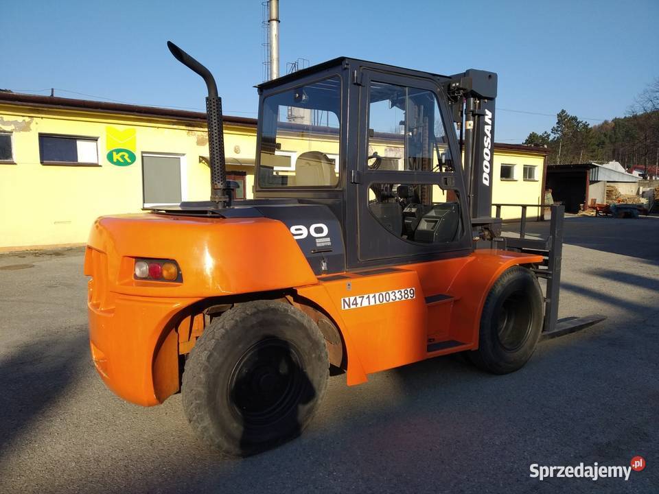 Wózek widłowy DOOSAN D90S 9 ton Wózki widłowe małopolskie Stary Sącz sprzedam
