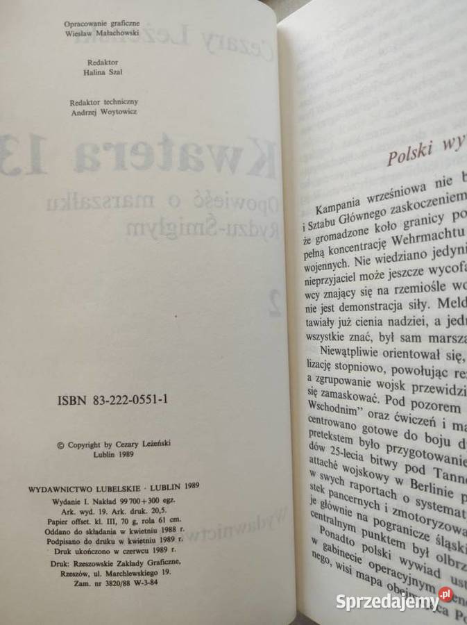Kwatera 139 Opowieść o marszałku RydzuŚmigłym miękka Kielce