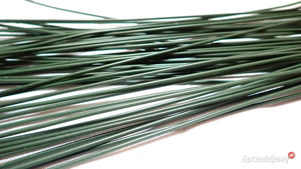 Drut wyrobowy do kwiatów sztucznych 50 w pęczku Siewierz