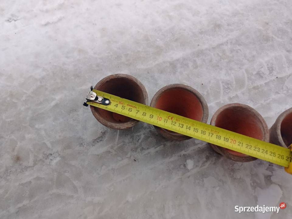 Doniczki gliniane vintage używane stare 5070 Warszawa