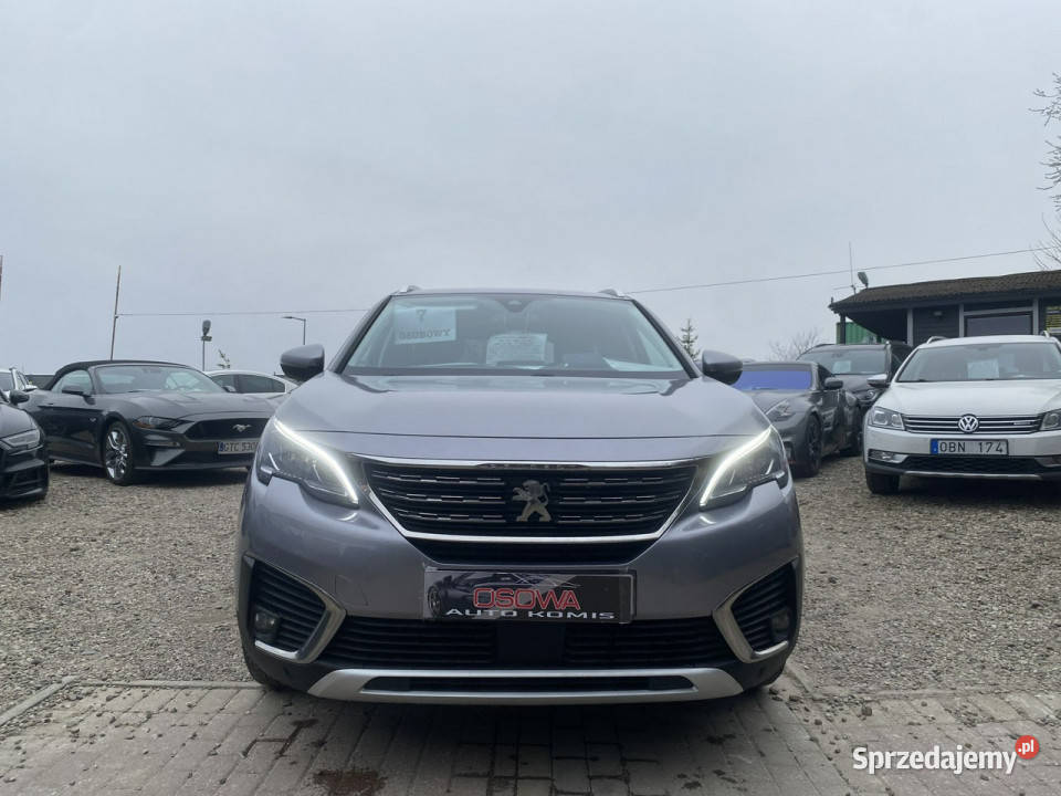 Peugeot 5008 16 hdi automat 7osb Ledy pół skóry czujnik martwego pola Gdańsk