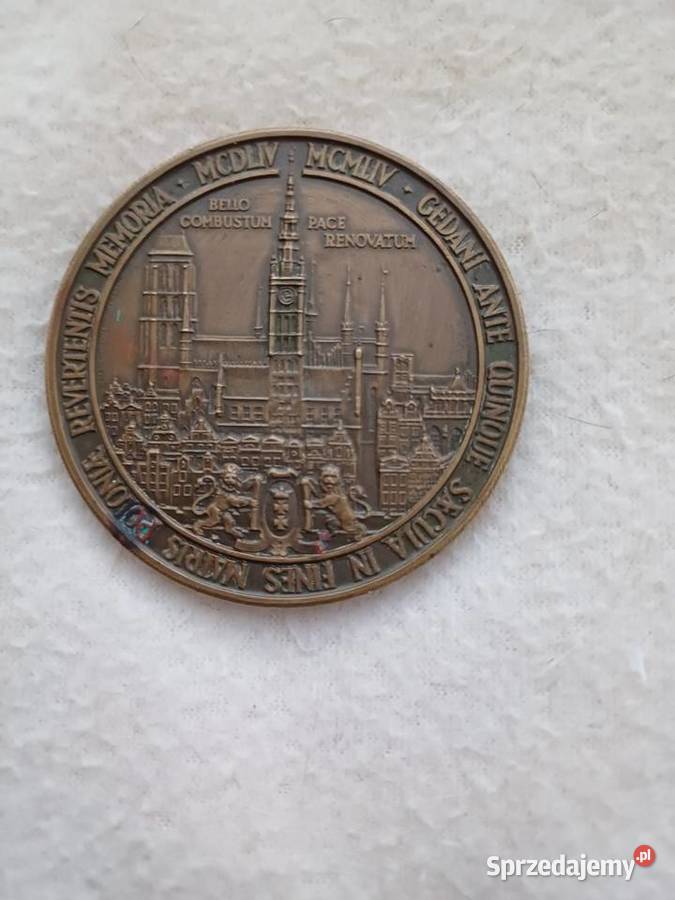 Medal okolicznościowy 500 lecie powrotu Gdańska Gdynia