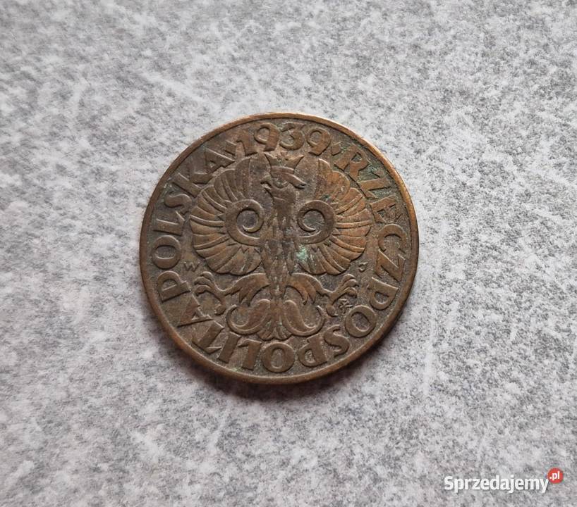 433 POLSKA II RP 5 Groszy 1939 r Wola Kruszyńska