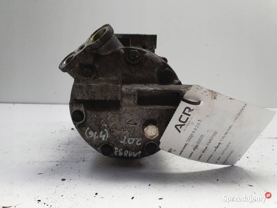Saab 93 93 II 20 T SPRĘŻARKA KLIMATYZACJI pompa Janów
