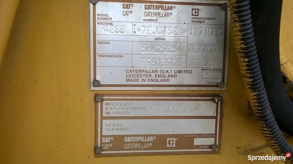 Sprzedam caterpillar cat 428b Wrocław