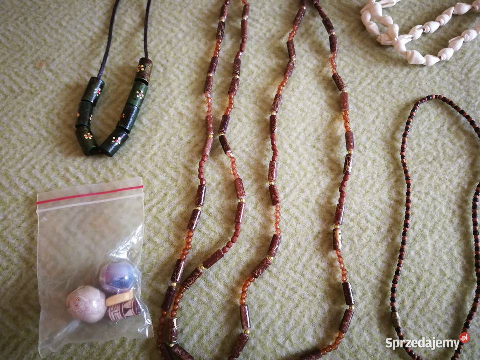 Zestaw biżuterii damskiej Mix etno boho kamienie Szczecin