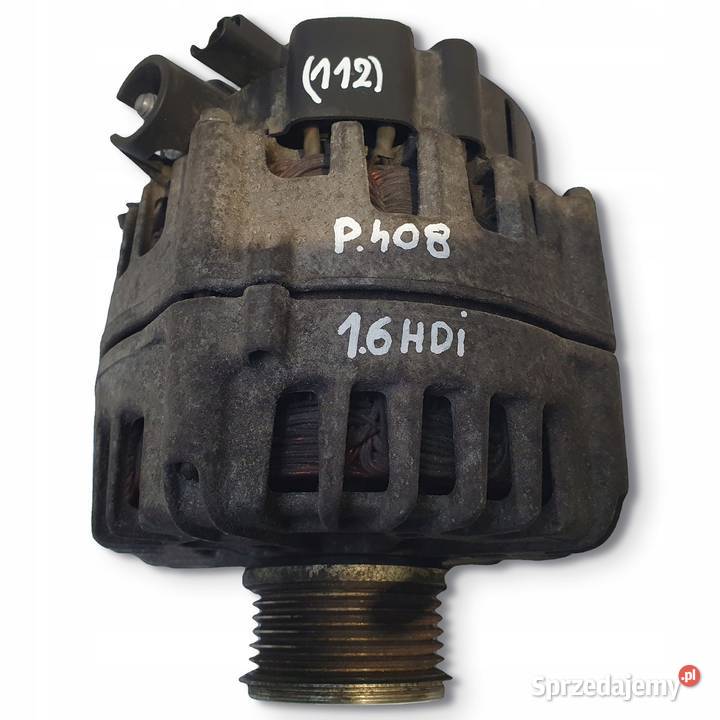ALTERNATOR Peugeot 407 20 HDI 9678049480 valeo Układ elektryczny silnika lubelskie Chełm sprzedam
