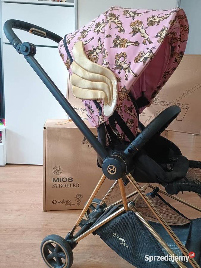 Cybex wózek mios 20 cherubs pink śpiworek Lubsko