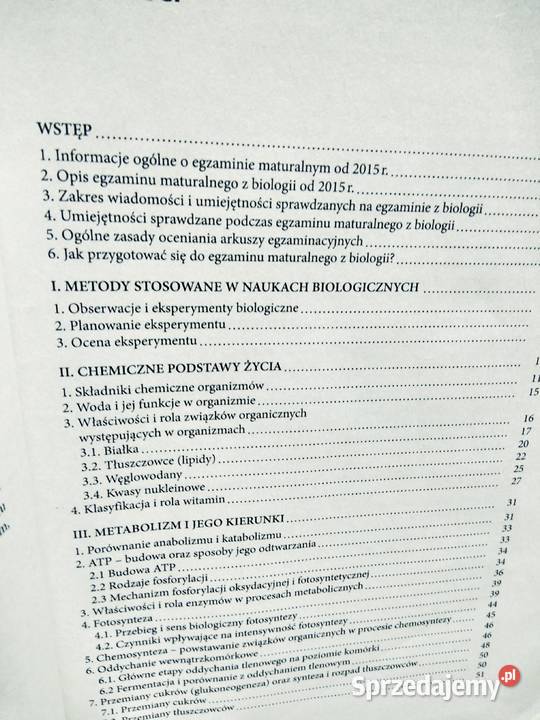 Vademecum matura biologia Pyłka Gutowska Warszawa