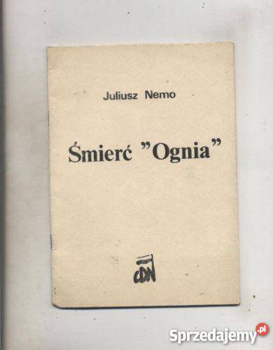 Nemo J Śmierć Ognia Książki i Podręczniki Szczecin sprzedam