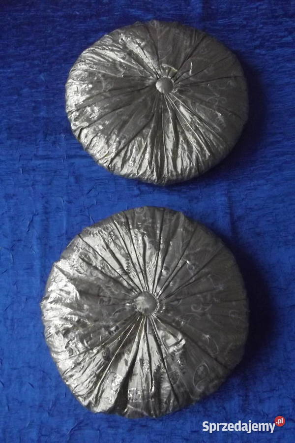 Dwie poduszki dekoracyjne złoto śr38 Piekary Śląskie