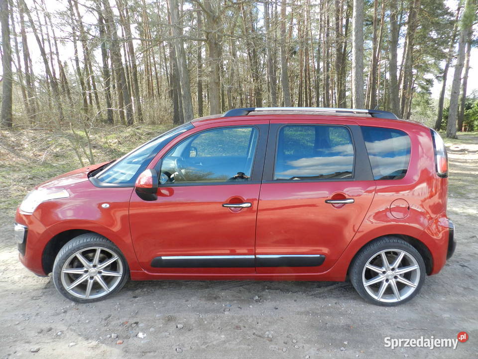 Citroen C3 Picasso 12i Klimatyzacja 2015 bordowy Olsztyn