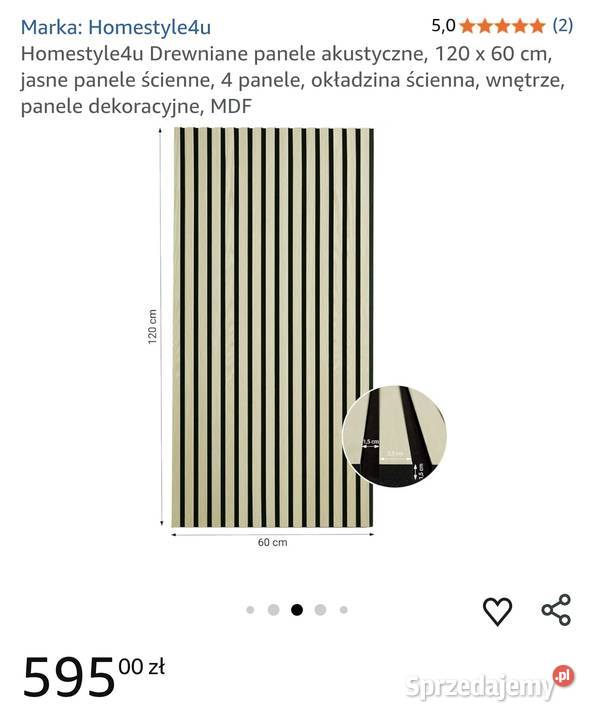 Drewniane panele akustyczne