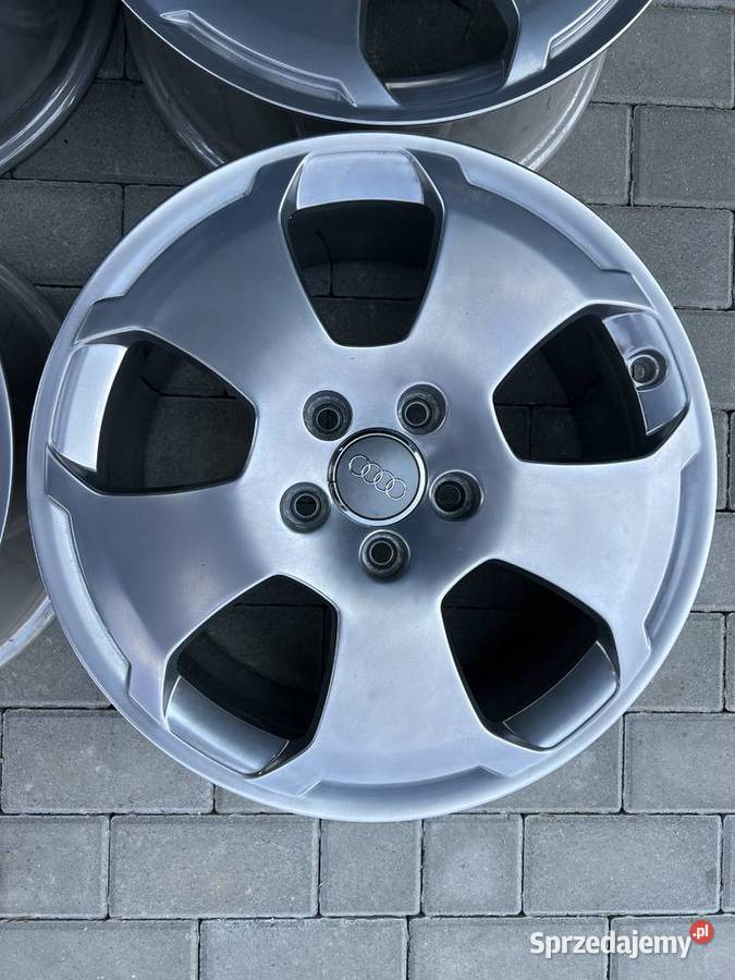 Oryginalne Alufelgi Audi 17 Polerowane Aluminium Samochodowe
