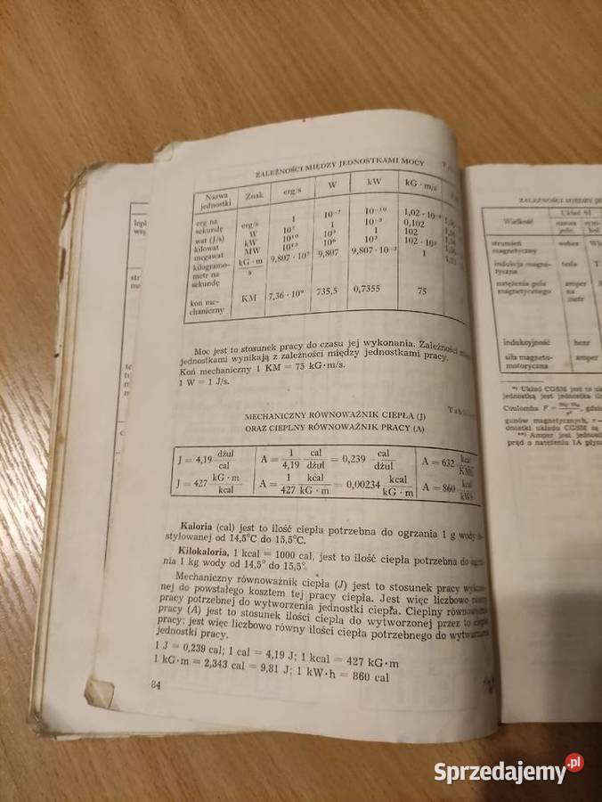Tablice matematycznofizyczne PWSZ Warszawa Rzeszów