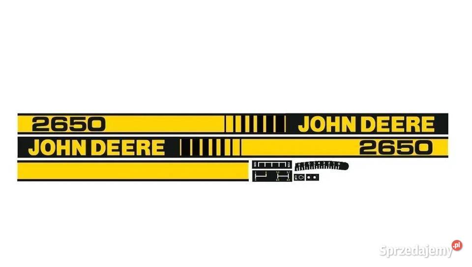 Naklejki oklejenie naklejka JOHN DEERE 2650 Janików sprzedam