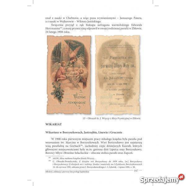 Ks ppłk Józef Wrycza 18841961 Biografia pomorskie Wejherowo sprzedam