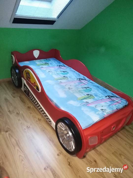 Łóżko dziecięce wyścigówka 205x115