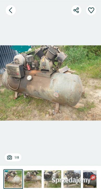 Sprzedam kompresor 500l Pozostałe Bytów
