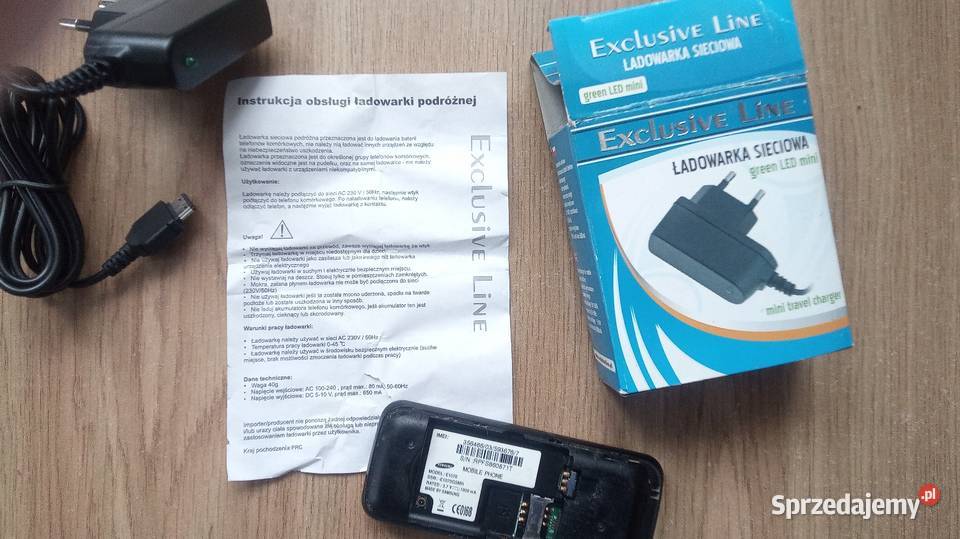 Ładowarka do telefonu Samsung