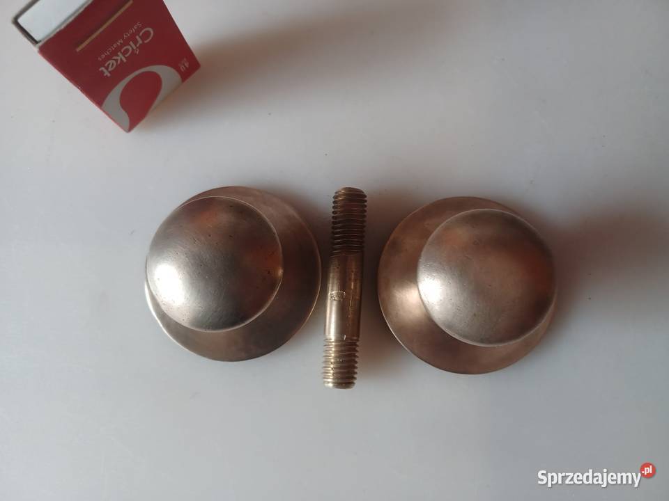 Gałki mosiężne do drzwi furtki bramy wielkopolskie Poznań