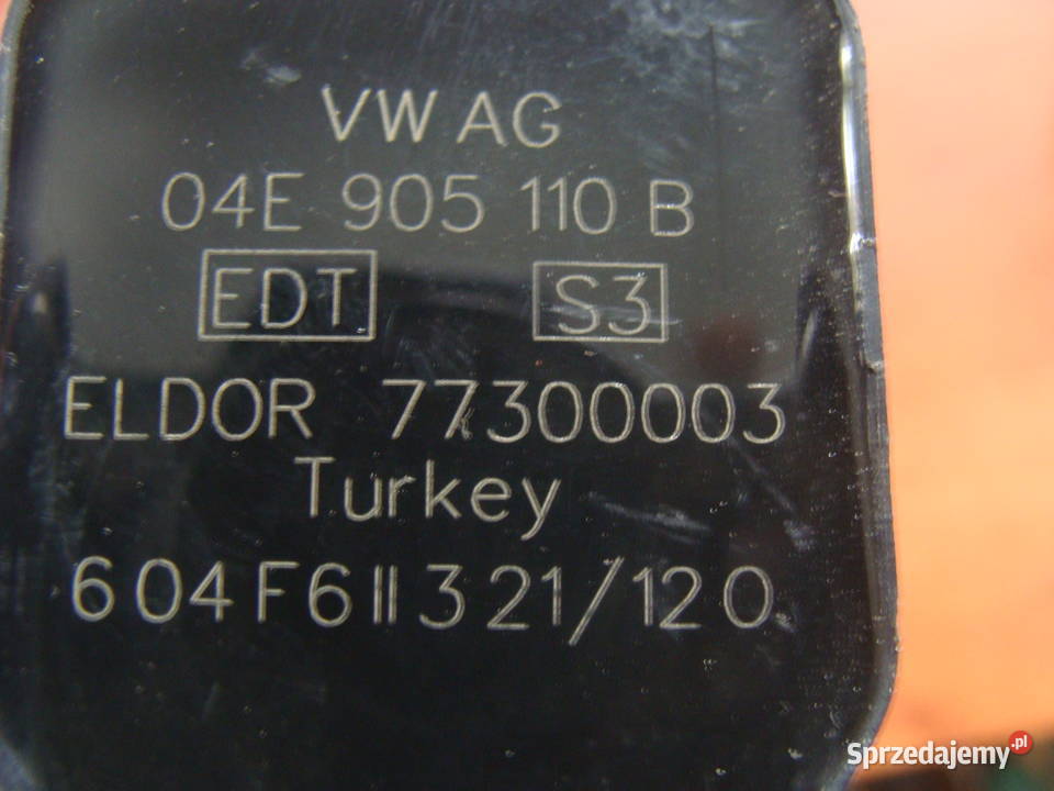 AUDI VW SEAT SKODA CEWKA ZAPŁONOWA 04E905110B Układ elektryczny Goleniów sprzedam