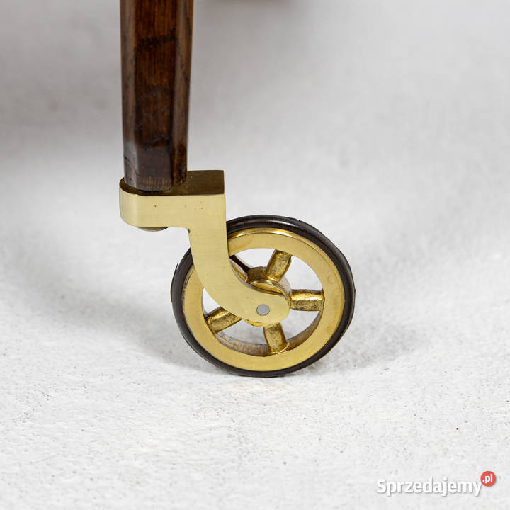 Stylowy Barek Antyk Dębowy Na Kółkach Stary Dąb Meble Swarzędz sprzedam